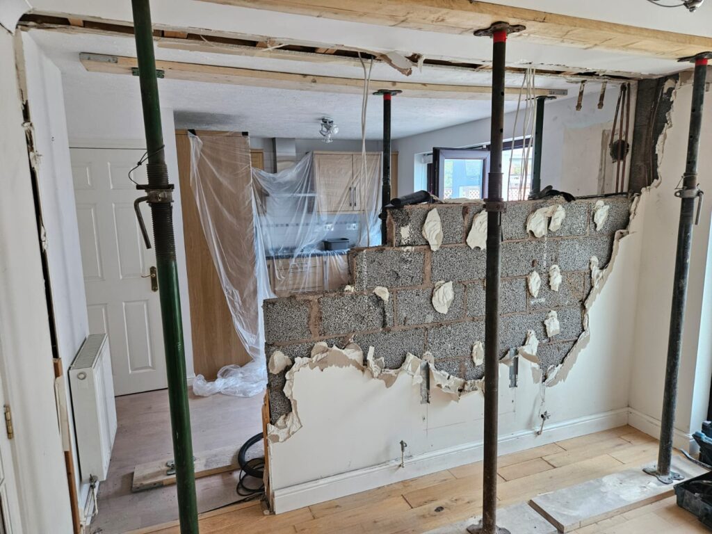 wall knock through service bristol